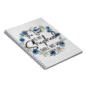 De Heer is mijn Shepherd | 23:1 Bijbelverse psalm Notitieboek (Rechterzijde)