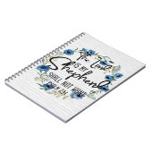 De Heer is mijn Shepherd | 23:1 Bijbelverse psalm Notitieboek (Linkerzijde)