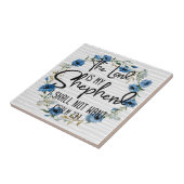 De Heer is mijn Shepherd | 23:1 Bijbelverse psalm Tegeltje (Zijkant)