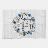 De Heer is mijn Shepherd | 23:1 Bijbelverse psalm Theedoek (Horizontaal)