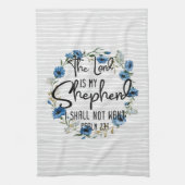 De Heer is mijn Shepherd | 23:1 Bijbelverse psalm Theedoek (Verticaal)