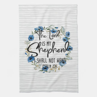 De Heer is mijn Shepherd | 23:1 Bijbelverse psalm Theedoek