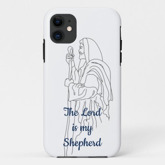 De Heer is mijn Shepherd 23rd Psalm Bijbelscriptie Case-Mate iPhone Case (Achterkant)