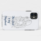 De Heer is mijn Shepherd 23rd Psalm Bijbelscriptie Case-Mate iPhone Case (Achterkant (horizontaal))