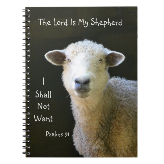 De Heer is mijn Shepherd 2 Notitieboek (Voorkant)
