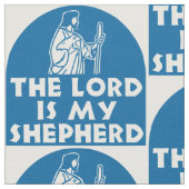 De Heer is mijn Shepherd Blue Stof (Close Up)