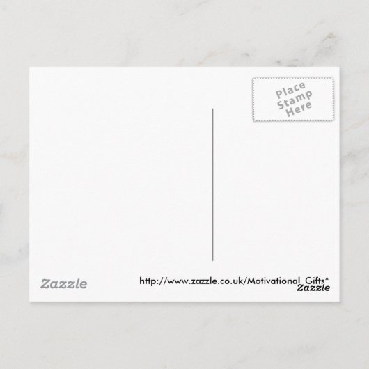 De Heer is Mijn Shepherd Briefkaart (Achterkant)