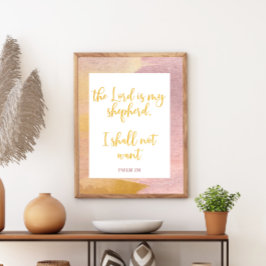 De Heer is mijn Shepherd Christelijk Poster