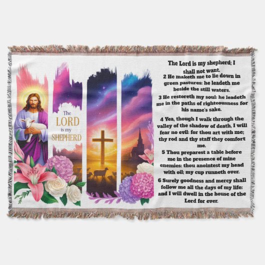 De Heer is mijn Shepherd Deken (Voorkant)
