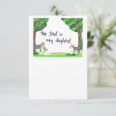 De Heer is mijn Shepherd Kaart (Staand voorkant)