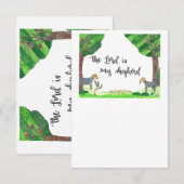 De Heer is mijn Shepherd Kaart (Voorkant / Achterkant)