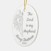 De Heer is mijn Shepherd Keramisch Ornament (Links)
