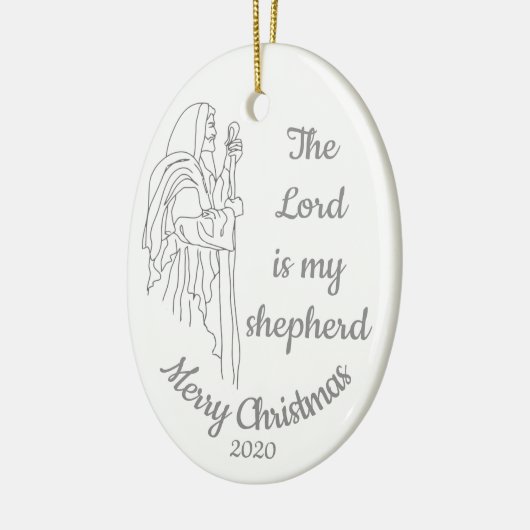 De Heer is mijn Shepherd Keramisch Ornament (Links)