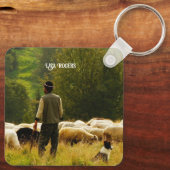 De Heer is mijn Shepherd Key Ring Sleutelhanger (Achterkant)