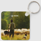De Heer is mijn Shepherd Key Ring Sleutelhanger (Achterkant)