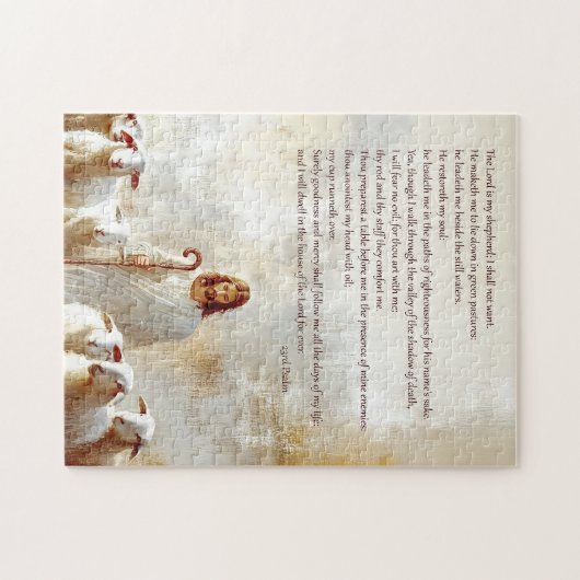 De Heer is mijn Shepherd Legpuzzel (Horizontaal)