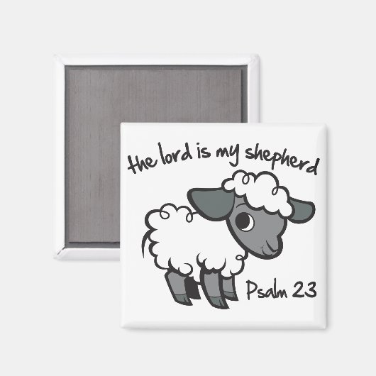 De Heer is mijn Shepherd Magneet (Voorkant / Achterkant)