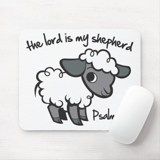 De Heer is mijn Shepherd Muismat (Met muis)