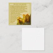 De Heer is mijn Shepherd Notitiekaartje (Voorkant / Achterkant)