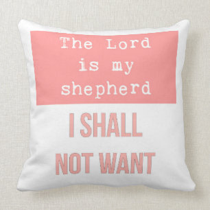 De Heer is mijn Shepherd Pillow Kussen