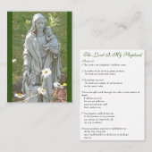 De Heer is mijn Shepherd - Prayer Card Visitekaartje (Voorkant / Achterkant)