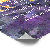 De Heer is mijn Shepherd Print (Hoek)