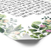 De Heer is mijn Shepherd, Psalm 23, Bijbelverse Foto Afdruk (Hoek)