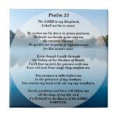 De Heer is mijn Shepherd Psalm 23 Decoratief Tegeltje (Voorkant)