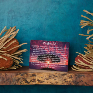 De Heer is mijn Shepherd Psalm 23 Fotoplaat