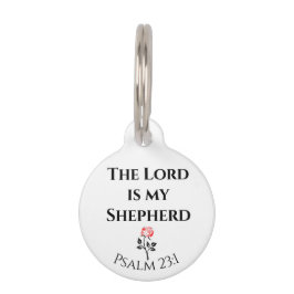 De Heer is mijn Shepherd, Psalm 23 Huisdierpenning