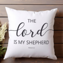 De Heer is mijn Shepherd Psalm 23 lace print