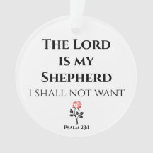 De Heer is mijn Shepherd, Psalm 23