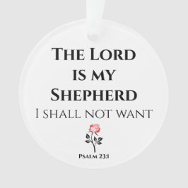 De Heer is mijn Shepherd, Psalm 23 Ornament