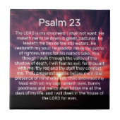 De Heer is mijn Shepherd Psalm 23 Tegeltje (Voorkant)