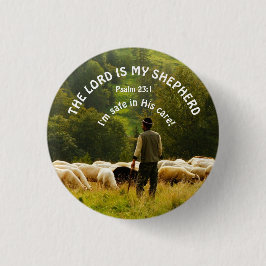 De Heer is mijn Shepherd Ronde Button 3,2 Cm