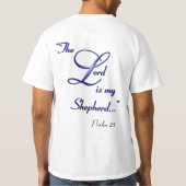 De Heer is mijn Shepherd T-shirt (Achterkant)