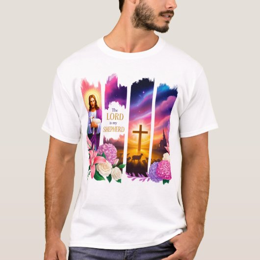 De Heer is mijn Shepherd T-shirt (Voorkant)