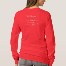 De Heer is mijn Shirt met lange mouwen voor vrouwe