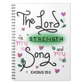 De Heer is mijn Song Notitieboek (Voorkant)