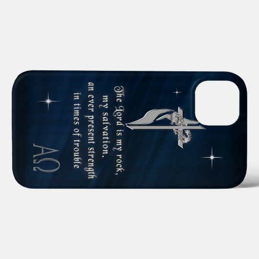 De Heer is mijn steen Case-Mate iPhone Case (Achterkant (horizontaal))