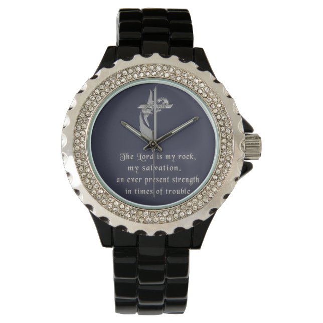 De Heer is mijn steen Horloge (Voorkant)