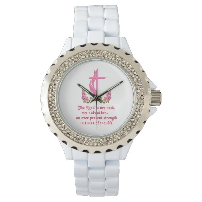 De Heer is mijn steen Horloge (Voorkant)