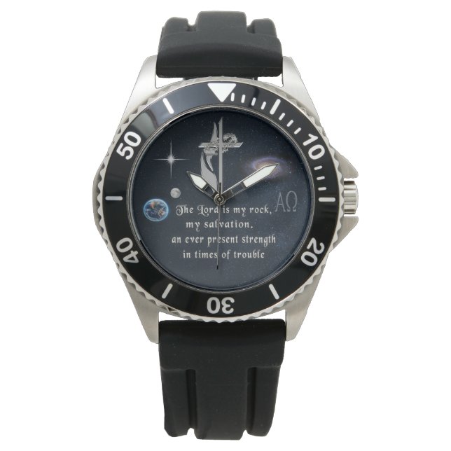 De Heer is mijn steen Horloge (Voorkant)