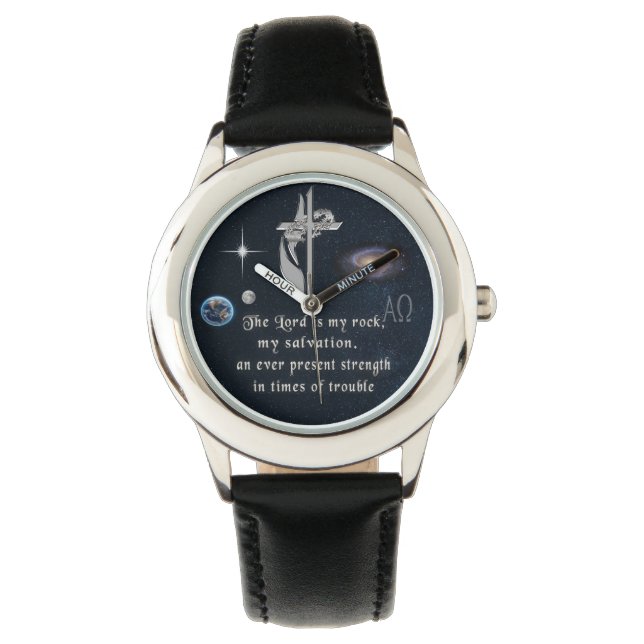 De Heer is mijn steen Horloge (Voorkant)