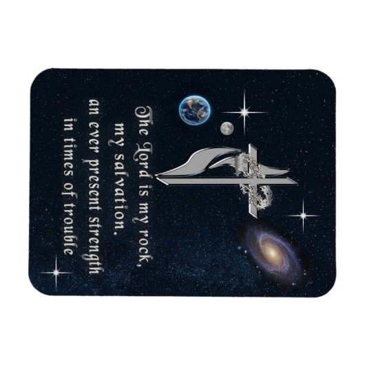 De Heer is mijn steen Magneet (Horizontaal)