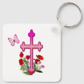 De Heer is mijn steen Sleutelhanger (Achterkant)