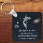 De Heer is mijn steen Sleutelhanger (Voorkant)