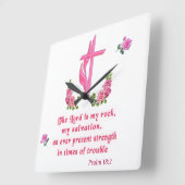 De Heer is mijn steen Vierkante Klok (Hoek)