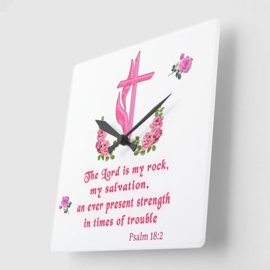 De Heer is mijn steen Vierkante Klok (Hoek)