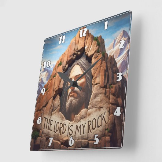 De Heer is mijn steen Vierkante Klok (Hoek)